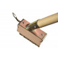POLET Groefborstel + schraper Em hout 1m50