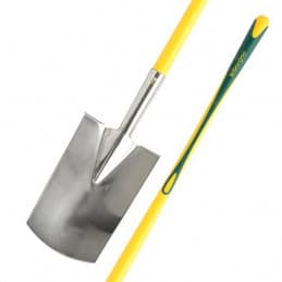 Bêche inox 28 cm manche pomme Novagrip LEBORGNE - LEBORGNE - Travailler le sol - Jardin Affaires 