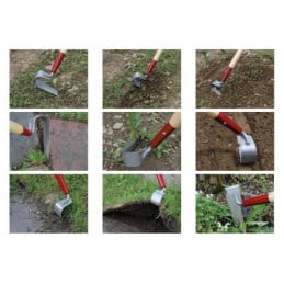 POLET U-Hoe push-pull para canhotos 10 cm - POLET - Manutenção do jardim - Assuntos de Jardinagem 
