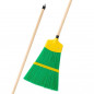 Escoba de calle con cerdas de polímero mango 130 cm - LEBORGNE