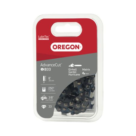 Chaîne de tronçonneuse Oregon Q91VG033E Pas: 3/8" Jauge : 1.3 Maillons : 33