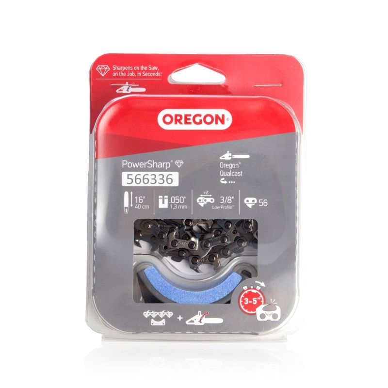 Chaîne de tronçonneuse Oregon 566336 Pas: 3/8" Powercharp Jauge : 1.3 Maillons : 52 Chaîne de tronçonneuse Oregon 566336 Pas: 3/8" Powercharp Jauge : 1.3 Maillons : 52
