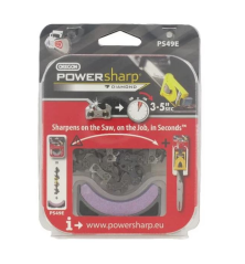 Chaîne tronçonneuse PowerSharp Oregon PS49E + Pierre d'affûtage