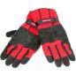 Gants de protection - Hiver - Noir et Rouge - OREGON - Taille L - 295485
