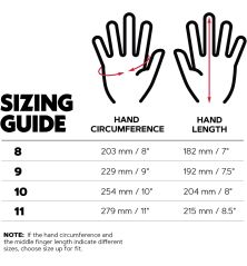 Gants de protection - Hiver - Noir et Rouge - OREGON - Taille M - 295485