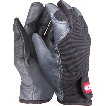 Gants de travail en cuir et tissu- OREGON - Taille XL - 539171