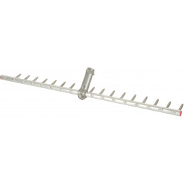 POLET Râteau 76cm Aluminium 17 dents Em bois 1m50 - POLET - Râteau de jardin - Jardin Affaires