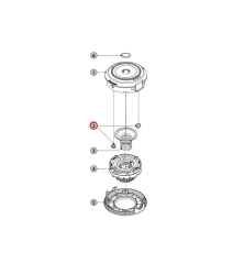 LOT DE 2 OEILLETS DE TETE A FIL NYLON F204TS (EX K00401034) - OREGON (544353)