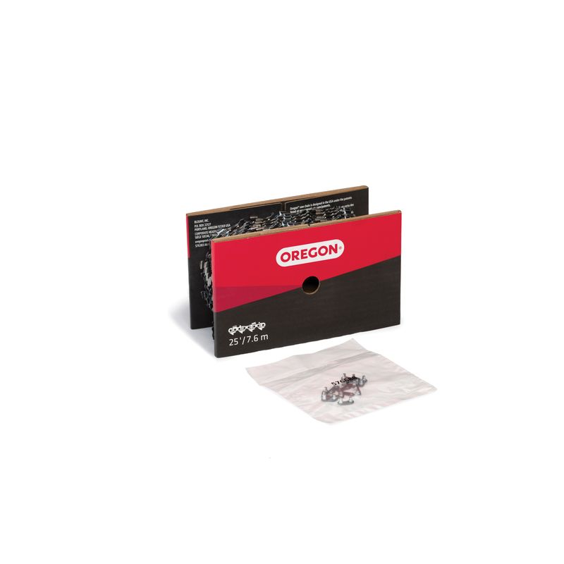 Rouleau chaîne M91VXL025R Pas 3/8" Jauge .050 - 1.3 mm - 409 maillons Rouleau chaîne M91VXL025R Pas 3/8" Jauge .050 - 1.3 mm - 409 maillons