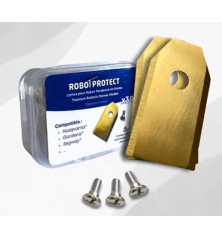 30 Lames robot tondeuse en Titane - compatibles Husqvarna Gardena Segway