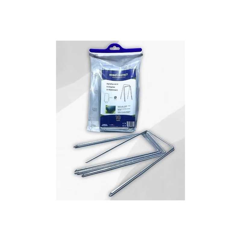 10 Piquets en U en acier inoxydable- ROBOT PROTECT