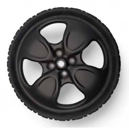 roue noire givree assemblee - 4101020008 - Pubert