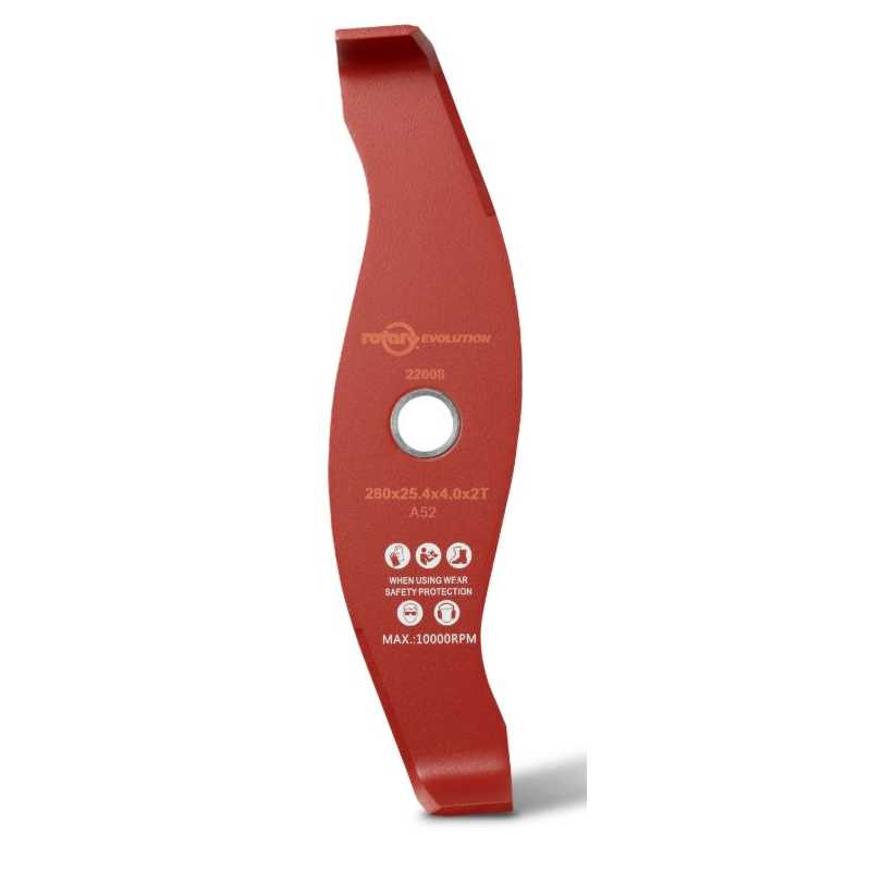 Rotary 22008 - Universalmesser mit 2 s-förmigen Zähnen, 90-Grad-Winkel 28025,44,0 mm - davon 20,0 mm Glockenadapter