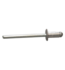 Rivet D.4,8 x 9 aluminium - 00111800003 - Bieffebi