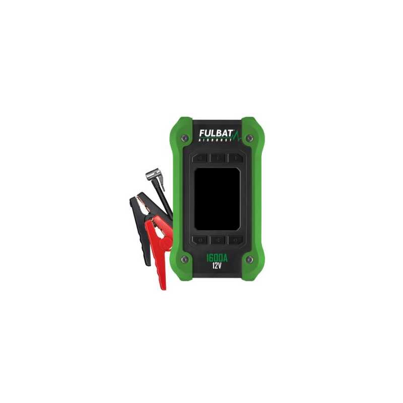 Airboost jump starter 12V 1600A 150 PSI – FULBAT – 4-in-1 compressor – 750595 Airboost jump starter 12V 1600A 150 PSI – FULBAT – 4-in-1 compressor – 750595