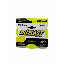Round trimmer line Ø2.0mm/46m Fluorescent Yellow - OUTLAST - OR080CL-14