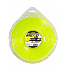 Hilo para desbrozadora redondo Ø2,0mm/145m Amarillo fluorescente - OUTLAST - OR080DL-12