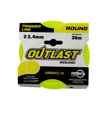 Round trimmer line Ø2.4mm/36m Fluorescent Yellow - OUTLAST - OR095CL-14