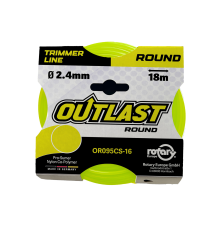 Round brushcutter line Ø2.4mm/18m Neon yellow - OUTLAST - OR095CS-16