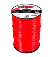 Motorsensen-Mähfaden vierkant Ø3,0mm/268m Leuchtrot - OUTLAST - OS120S5-6