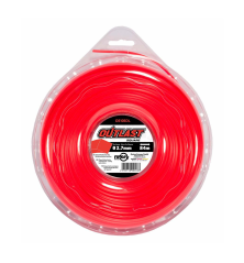 Vierkant-Freischneiderfaden Ø2,7mm/84m Neon-Rot - OUTLAST - OS105DL-12