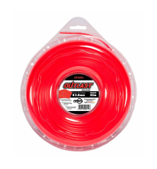 Vierkant-Freischneiderfaden Ø3,0mm/63m Neon-Rot - OUTLAST - OS120DL-12