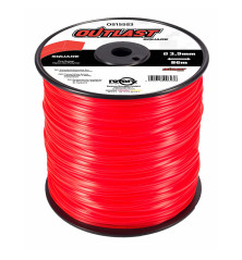 Motorsensen-Mähfaden vierkant Ø3,9mm/86m Neonrot – OUTLAST – OS155S3-9