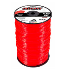 Quadratischer Freischneiderfaden Ø3,9 mm / 160 m Neon-Rot – OUTLAST – OS155S5-6
