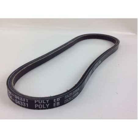 Courroie de transmission tracteur tondeuse MTD, WOLF GARTEN, MASTTERCUT 75404331, 754-04331