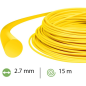 Round trimmer line Ø2.7mm/15m Fluorescent Yellow - OUTLAST - OR105CS-16