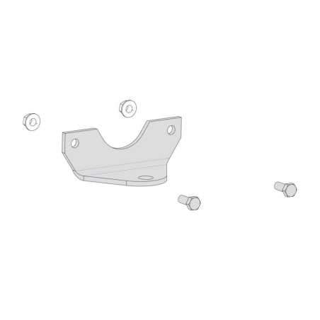 Tow hitch kit tractor Series 7/9 108–121 cm – STIGA – GGP / Castelgarden – 2I0000000/17