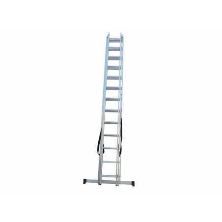 Échelle transformable 3 plans 3x13 échelons – MTF – Aluminium Max 8,40 m – 1ZST9060