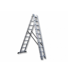 3-teilige Mehrzweckleiter 3x10 Sprossen – MTF – Aluminium max. 6,20 m – 1ZST9059