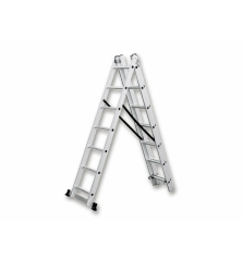 3-teilige Mehrzweckleiter 3x7 Sprossen – MTF – Aluminium max. 4,06 m – 1ZST9058