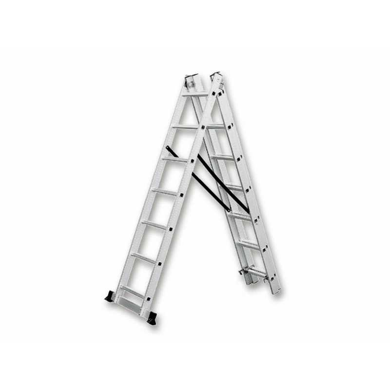 3-teilige Mehrzweckleiter 3x7 Sprossen – MTF – Aluminium max. 4,06 m – 1ZST9058 3-teilige Mehrzweckleiter 3x7 Sprossen – MTF – Aluminium max. 4,06 m – 1ZST9058