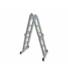 Gelenk-Mehrfunktionsleiter 4x3 Sprossen – MTF – Aluminium max. 3,32 m – 1ZST9057