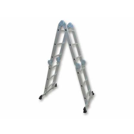 Gelenk-Mehrfunktionsleiter 4x3 Sprossen – MTF – Aluminium max. 3,32 m – 1ZST9057