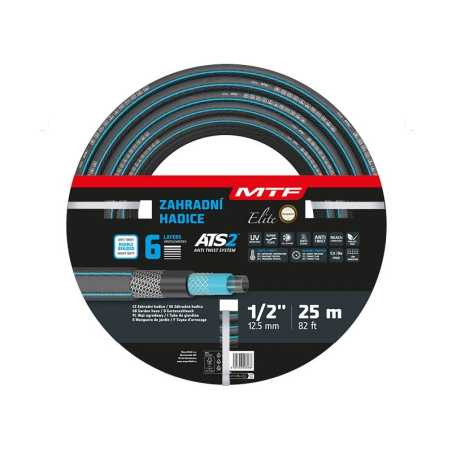 Tuyau d'arrosage Elite 1/2" 25m – MTF – 6 couches 30 bar – 1VOZ2088