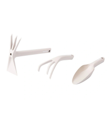 Set d'outils de jardin à main Cappuccino 3 outils – MTF – Transplantoir/cultivateur/bineuse – 1ZST3256
