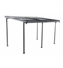 Pérgola de aluminio 400x297x267 cm – MTF – policarbonato – 2NAB3117