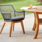 Table de jardin Colosseum Ø120cm – MTF – Bois de teck – 2NAB2204