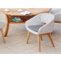 Table de jardin Colosseum Ø120cm – MTF – Bois de teck – 2NAB2204