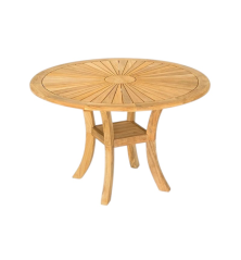 Table de jardin Colosseum Ø120cm – MTF – Bois de teck – 2NAB2204