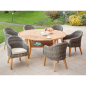 Table de jardin Colosseum Ø155cm – MTF – Bois de teck – 2NAB2203 Table de jardin Colosseum Ø155cm – MTF – Bois de teck – 2NAB2203