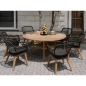 Table de jardin Colosseum Ø155cm – MTF – Bois de teck – 2NAB2203 Table de jardin Colosseum Ø155cm – MTF – Bois de teck – 2NAB2203