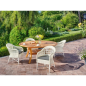 Table de jardin Colosseum Ø180cm – MTF – Bois de teck – 2NAB2215