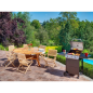Table de jardin Colosseum Ø180cm – MTF – Bois de teck – 2NAB2215