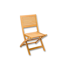 Fauteuil de balcon pliant Ambra 85x51x42cm – MTF – Teck – 2NAB2185