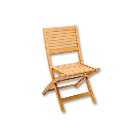 Ambra klappbarer Balkonstuhl 85x51x42 cm – MTF – Teakholz – 2NAB2185