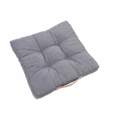 Galette de chaise Bodo gris 40x40x5 cm – MTF – Coton et Polyester – 2NAZ0322